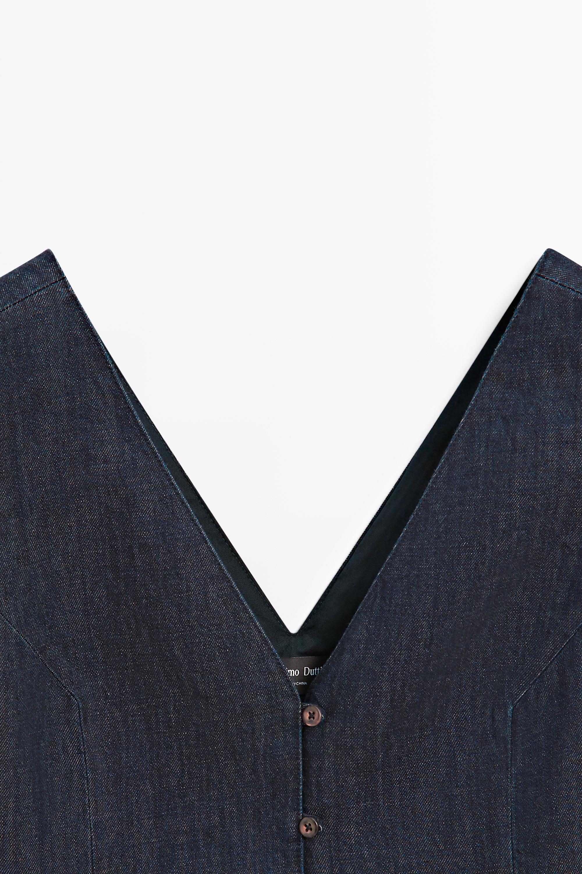 Gilet denim total look